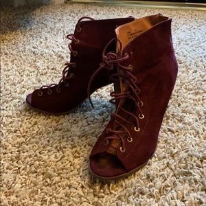 Maroon heels